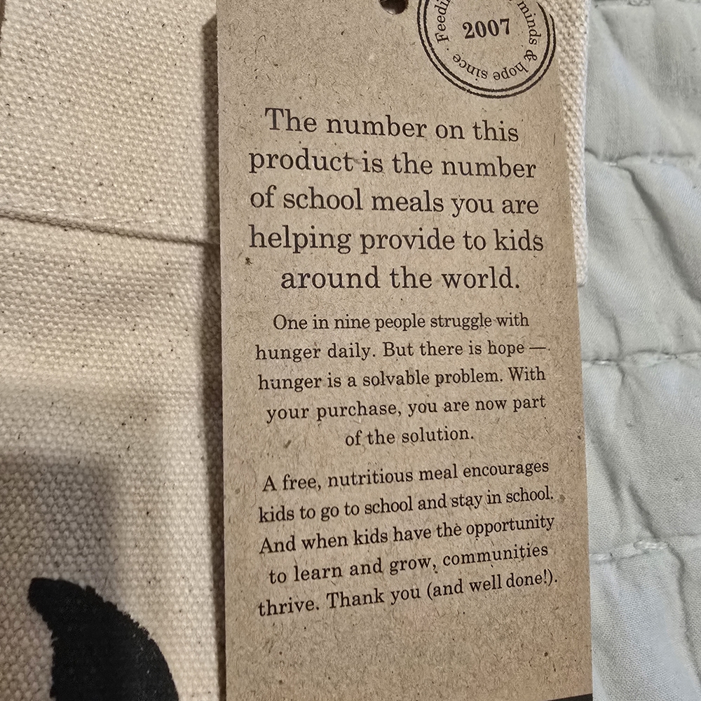 Feed Canvas Tote Bag - Natural and Brown - Picture 5 of 7